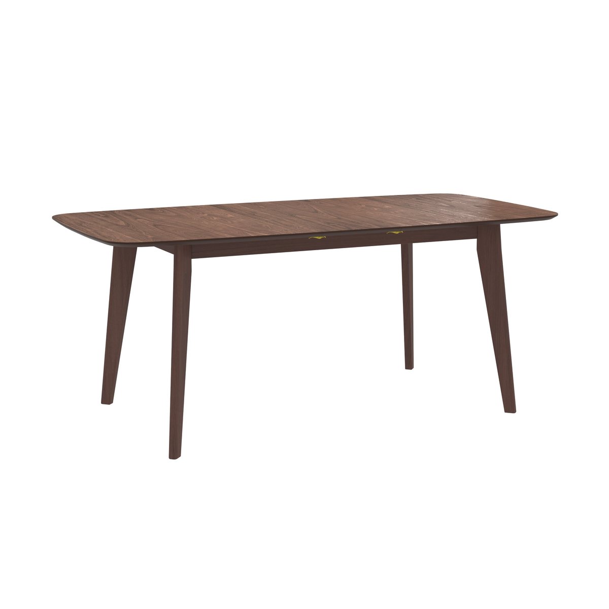 Table rectangulaire 4/6 personnes extensible en bois 150/180 cm - OMAN bois foncé, MAISON PAVANE