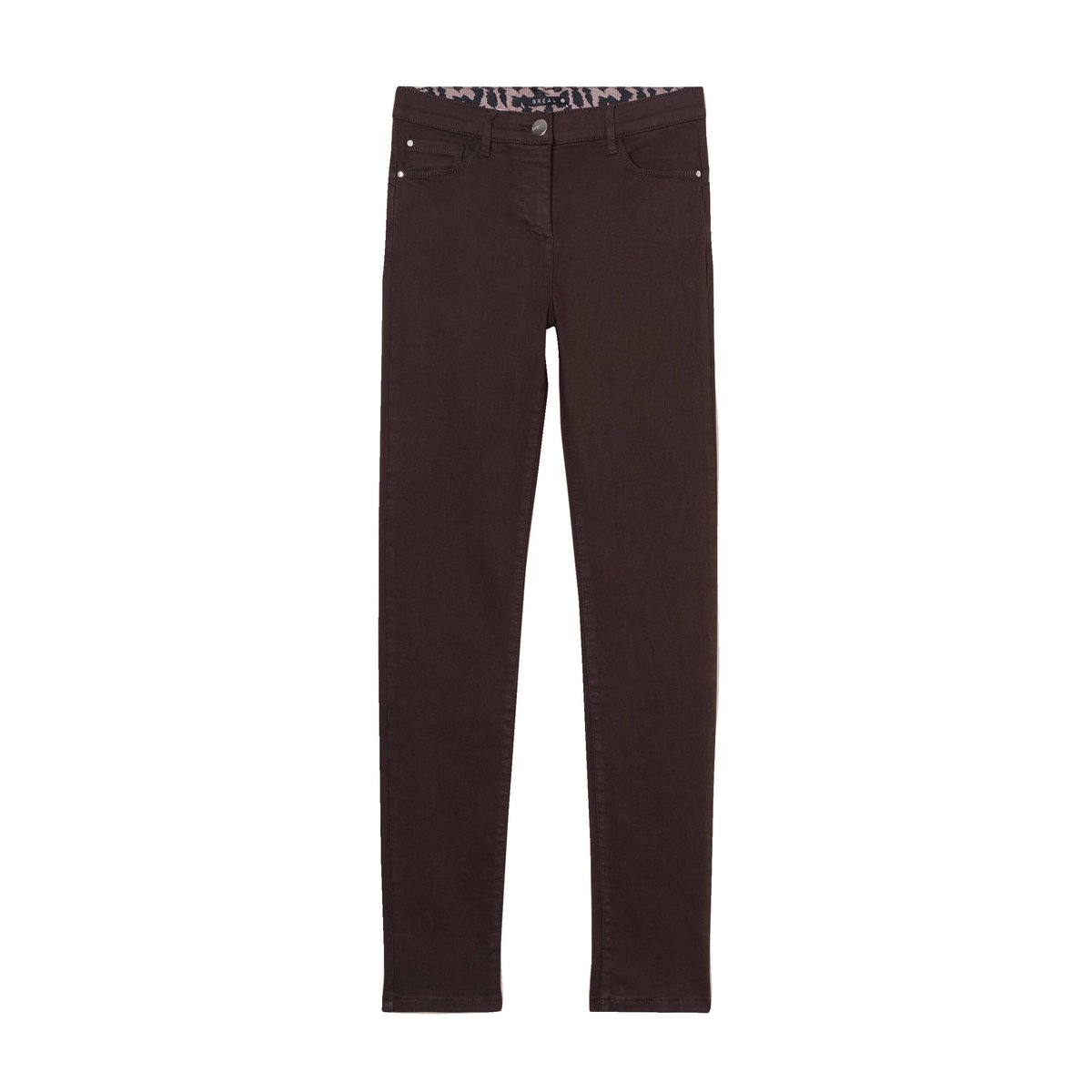 Jean magique ajusté taille standard marron foncé, BREAL