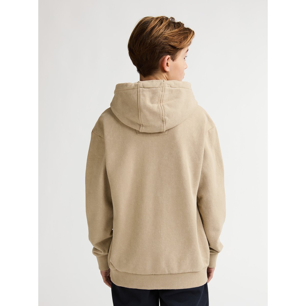 Sweat à capuche en maille punta orange light tan, PETROL INDUSTRIES