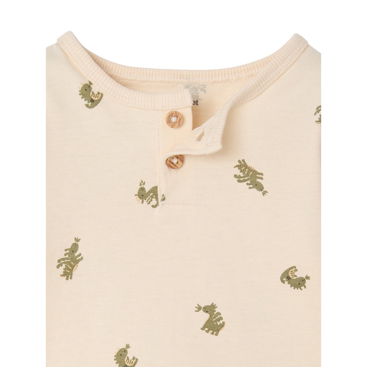 T-shirt manches longues vanille, VERTBAUDET