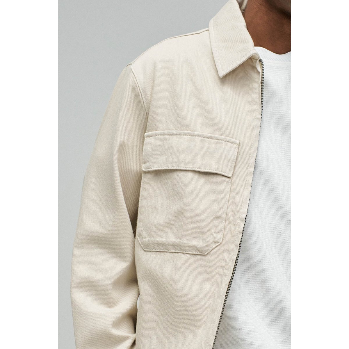 CHEMISE EN DENIM LÉGER beige, SALSA JEANS