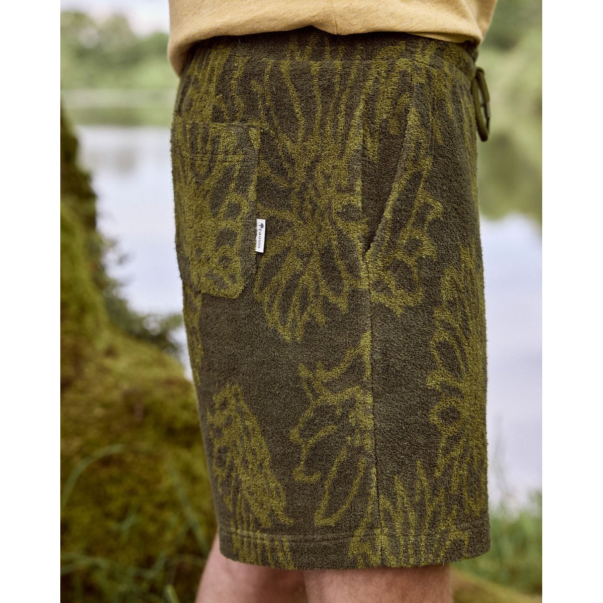 Short CHOUSSY kaki foncé, FAGUO
