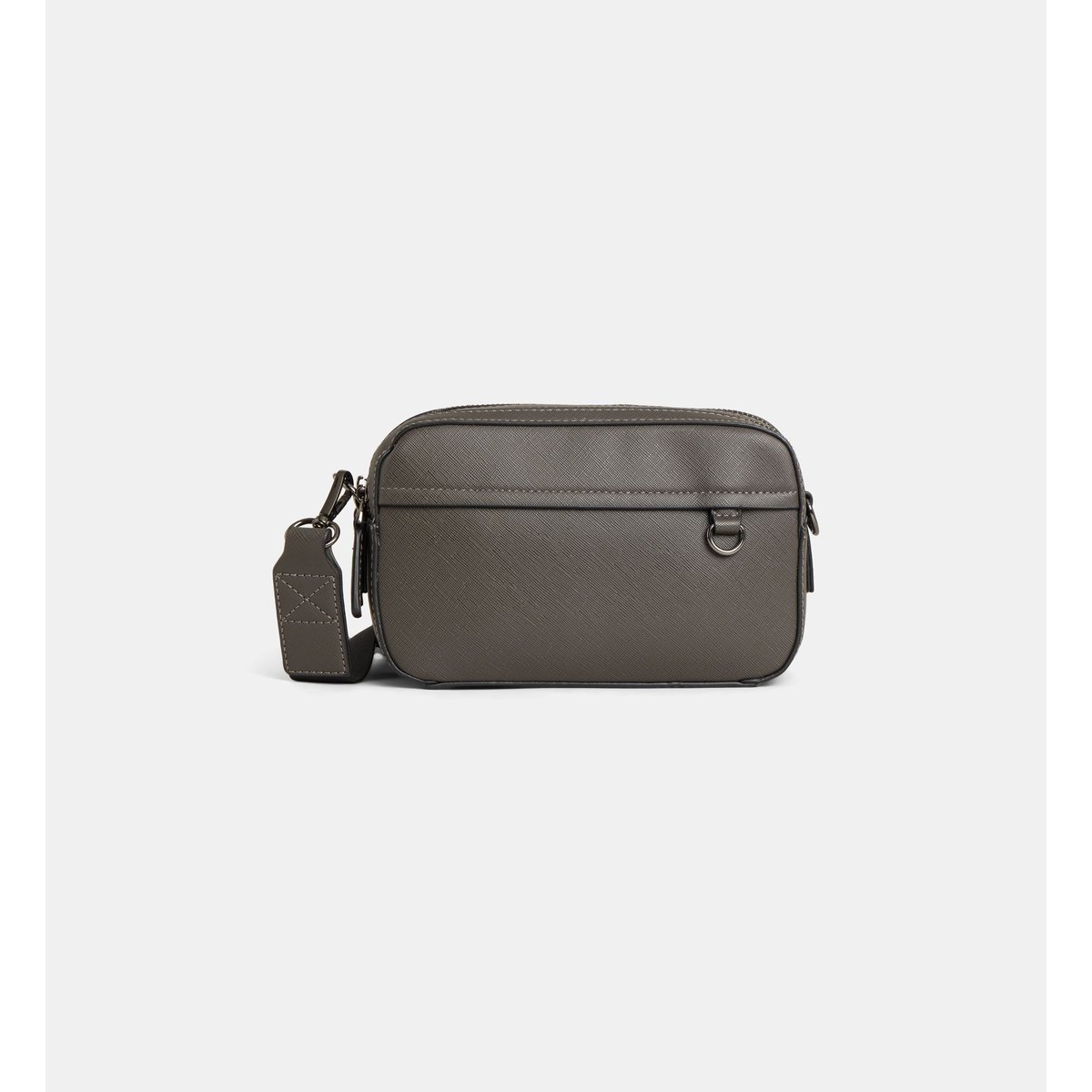 Sacoche leo saffiano gris, GALERIES LAFAYETTE