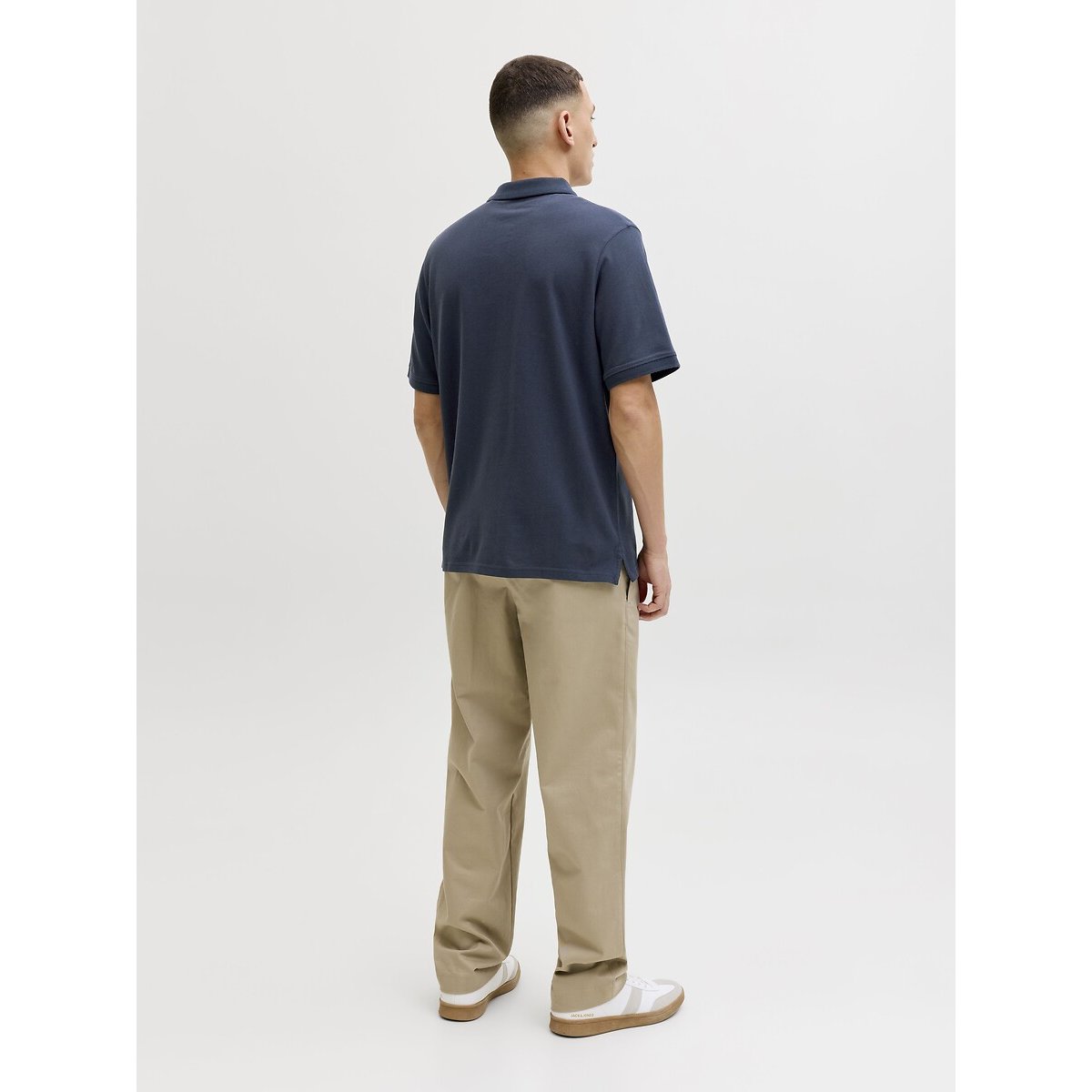 Pack of 3 Short Sleeve Polo Shirts white+navy+black, JACK & JONES