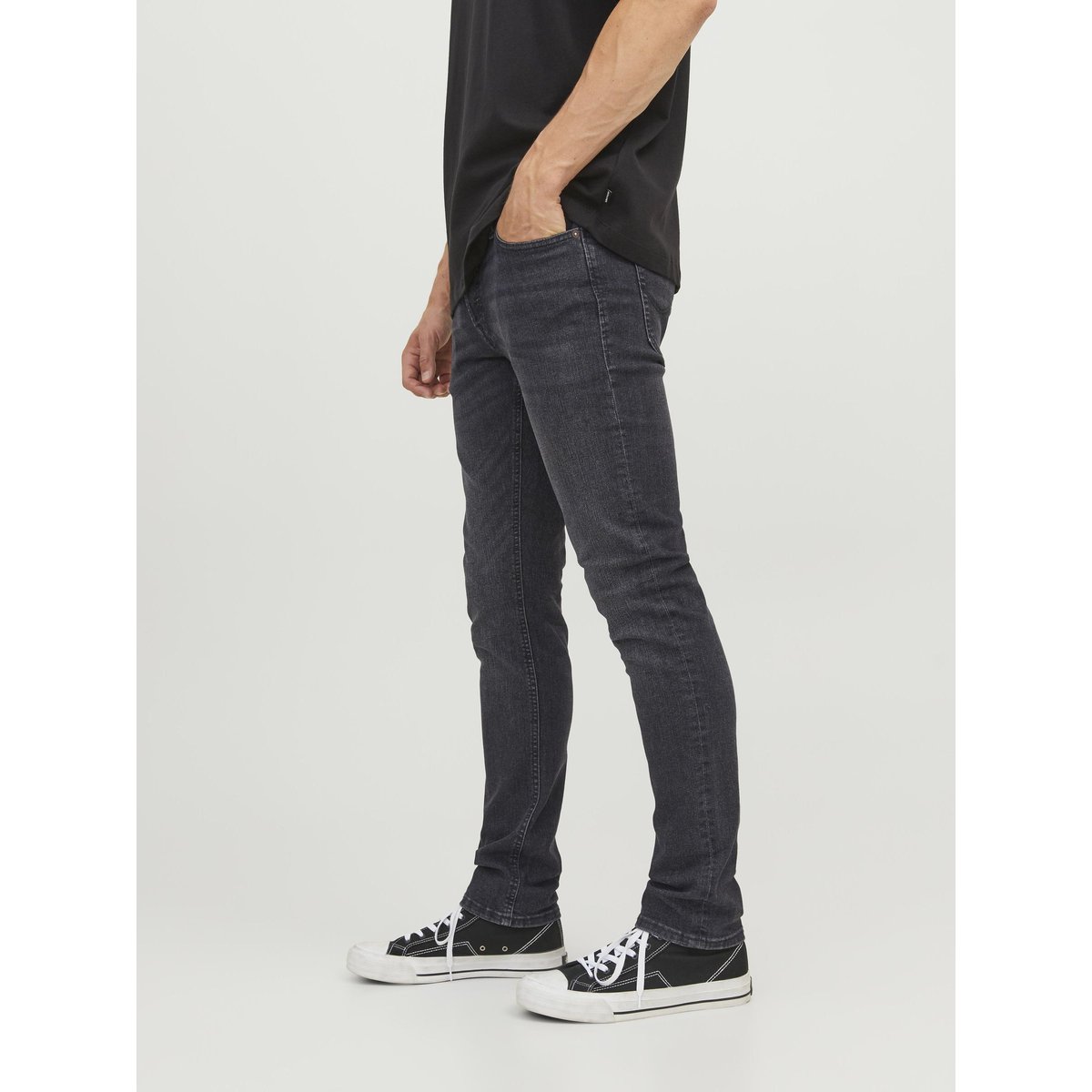 Jean Slim black denim, JACK & JONES