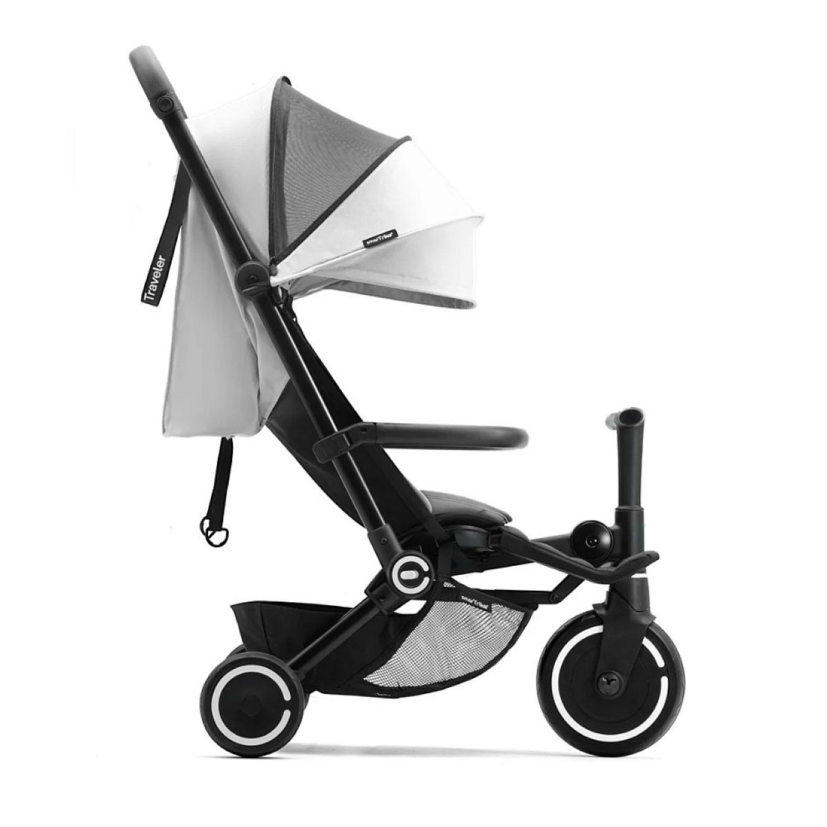 SmarTrike tricycle Xtend Traveler blanc couleur unique, SMARTRIKE