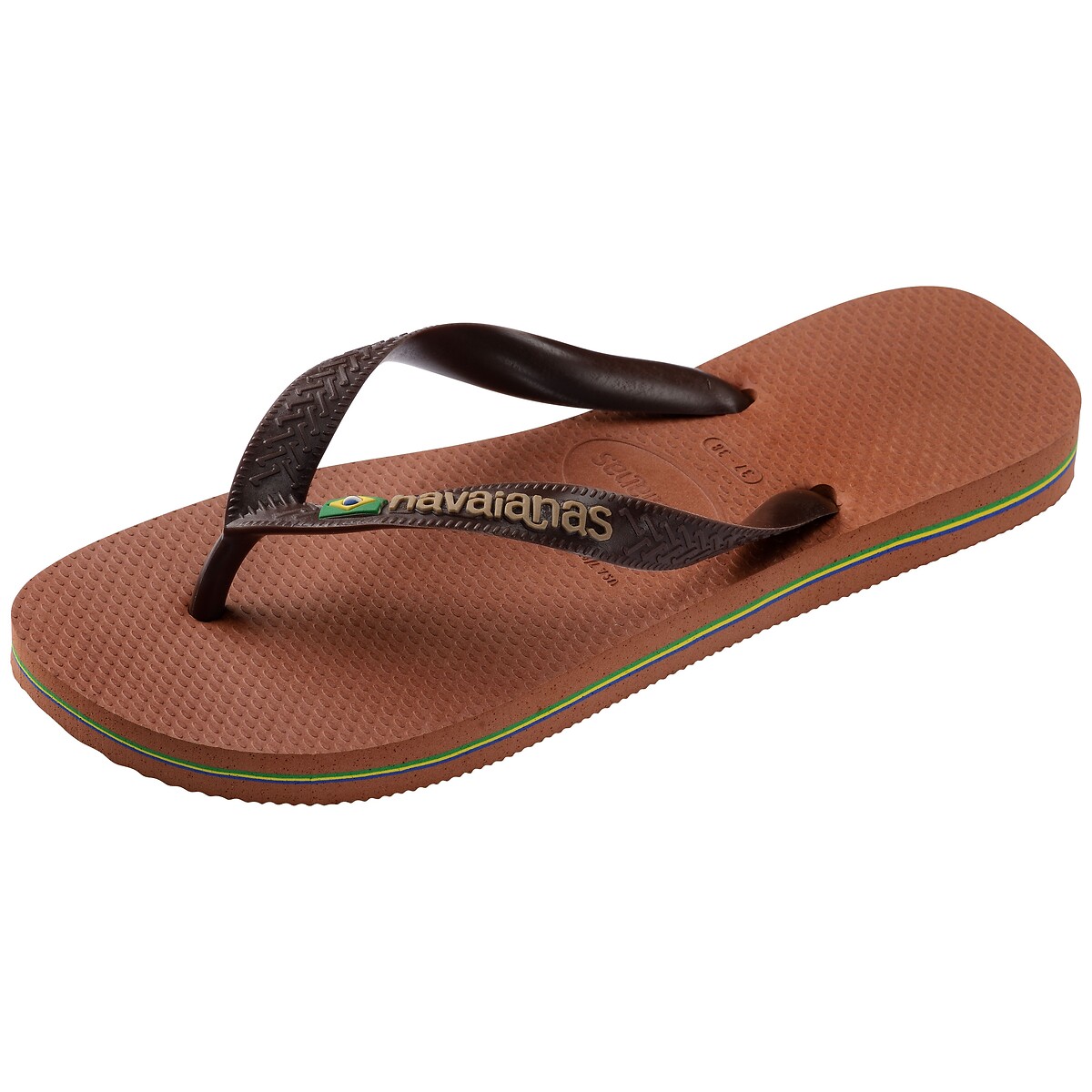 Tongs BRASIL LOGO marron, HAVAIANAS