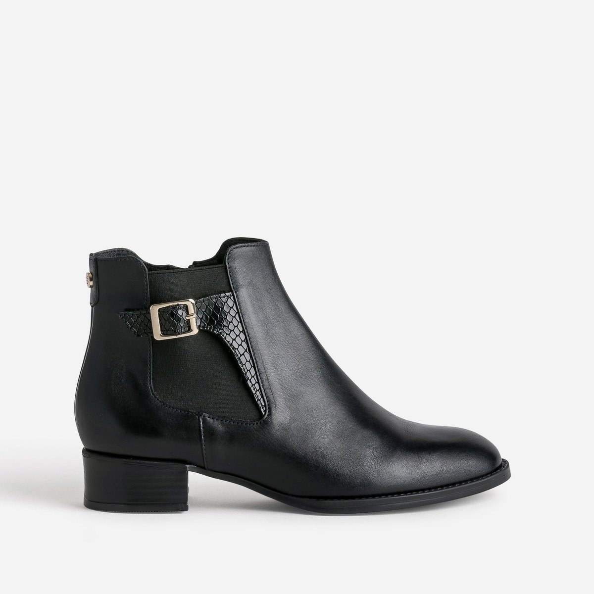 Boots en cuir MUSICA noir, ERAM