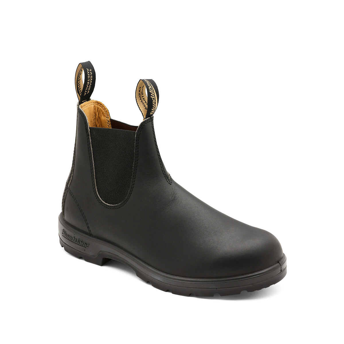 Boots chelsea en cuir 558 noir mat, BLUNDSTONE
