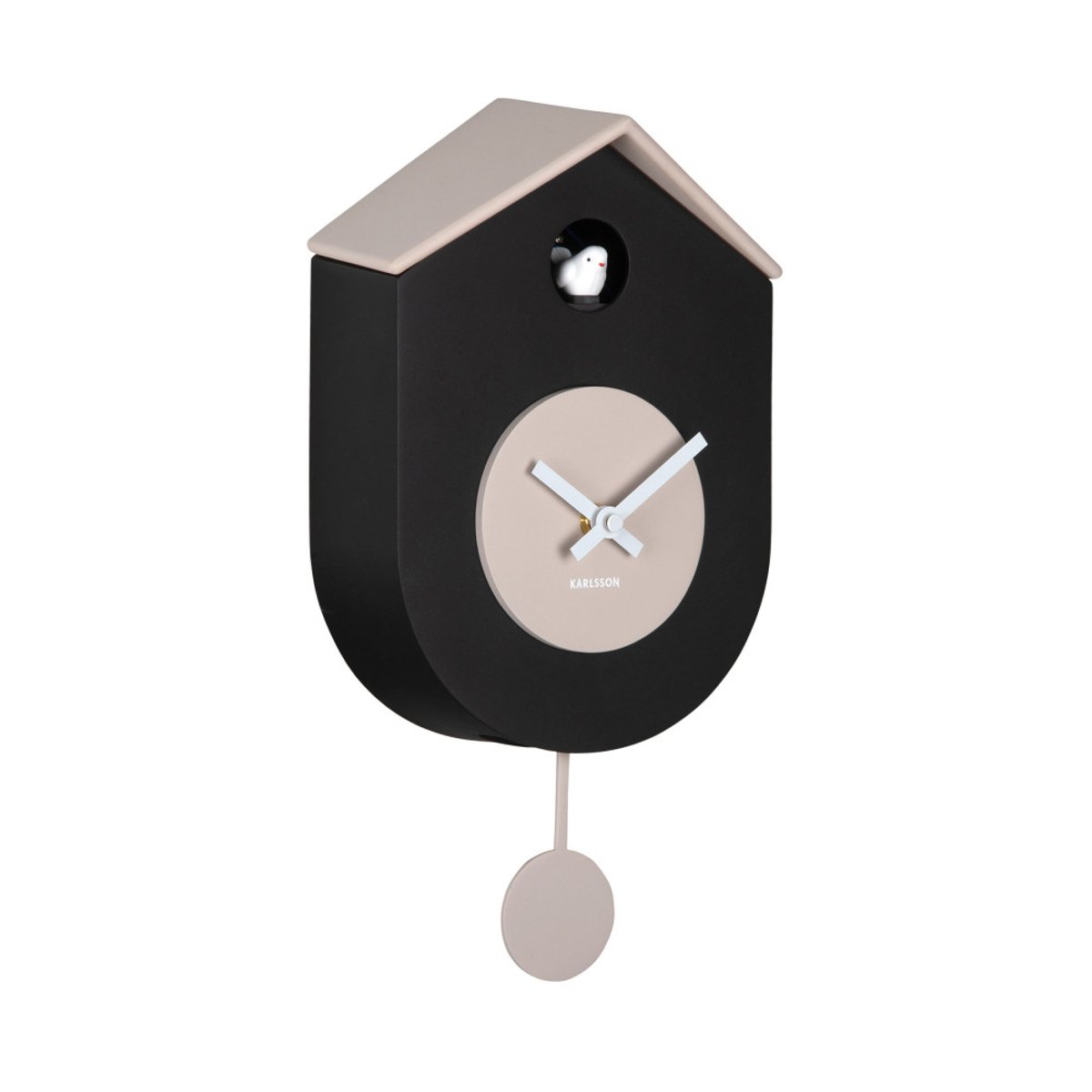Horloge à pendule- GRATO CUCKOO noir, KARLSSON