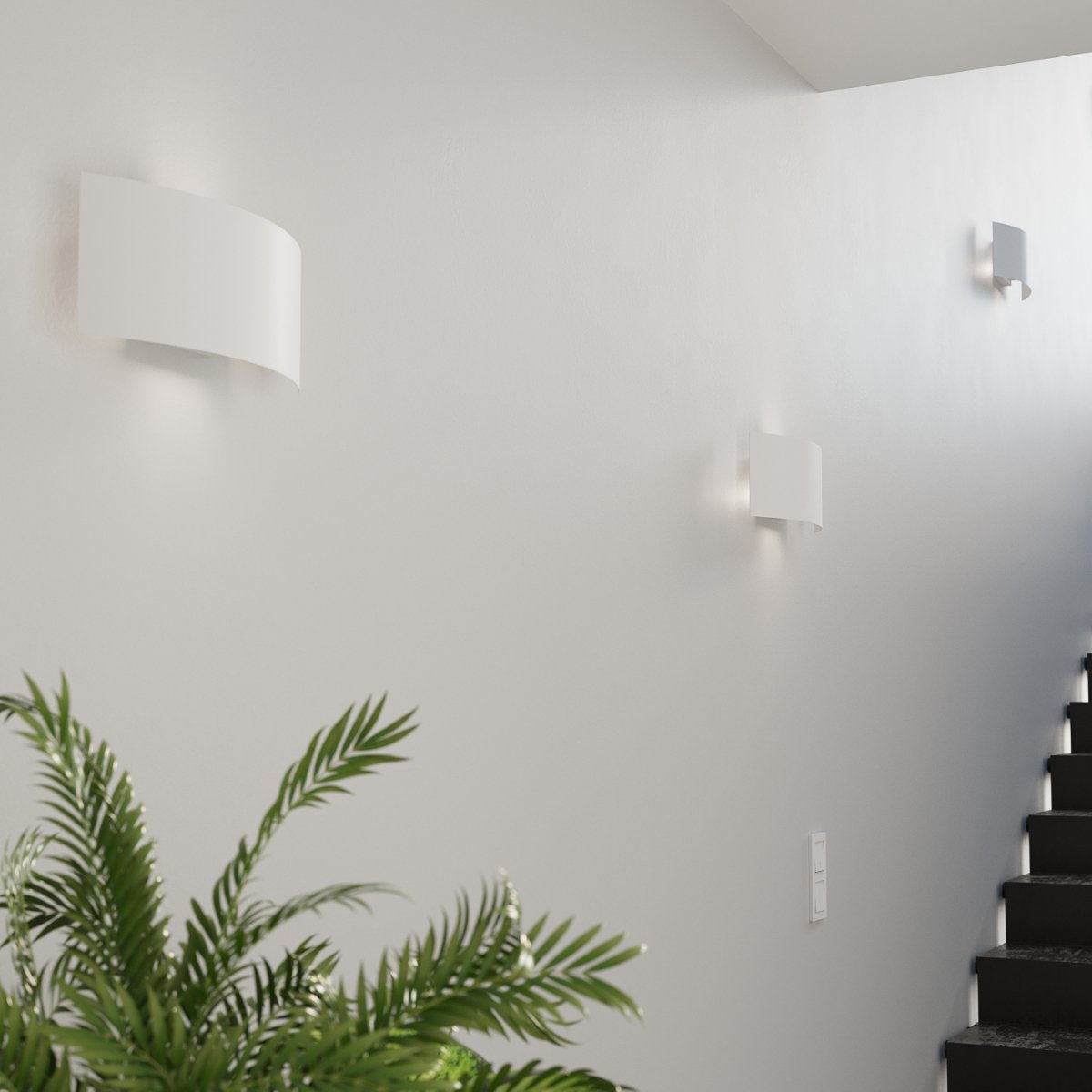 Applique Acier Blanc G9 2 Magnus blanc, EDEN