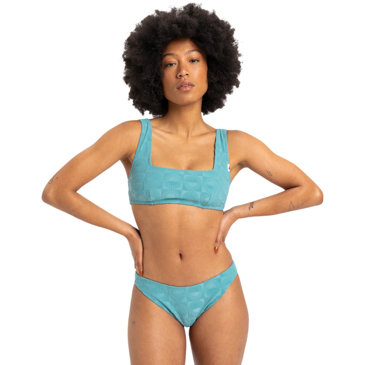 Bas de maillot taille basse DARK ROY bleu brittany blue, QUIKSILVER