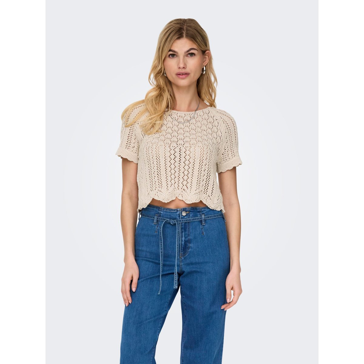Pull En Maille feather gray, ONLY