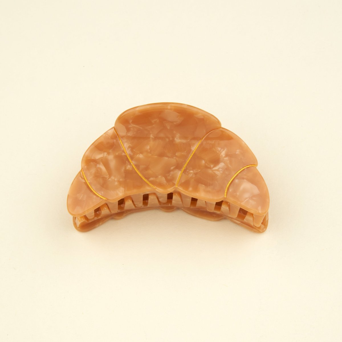 Pince à cheveux CROISSANT beige, COUCOU SUZETTE