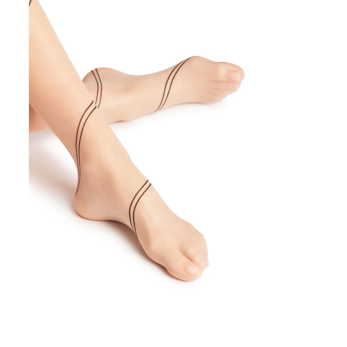 Collant Ruby 8 Ultra-transparent beige clair, FALKE