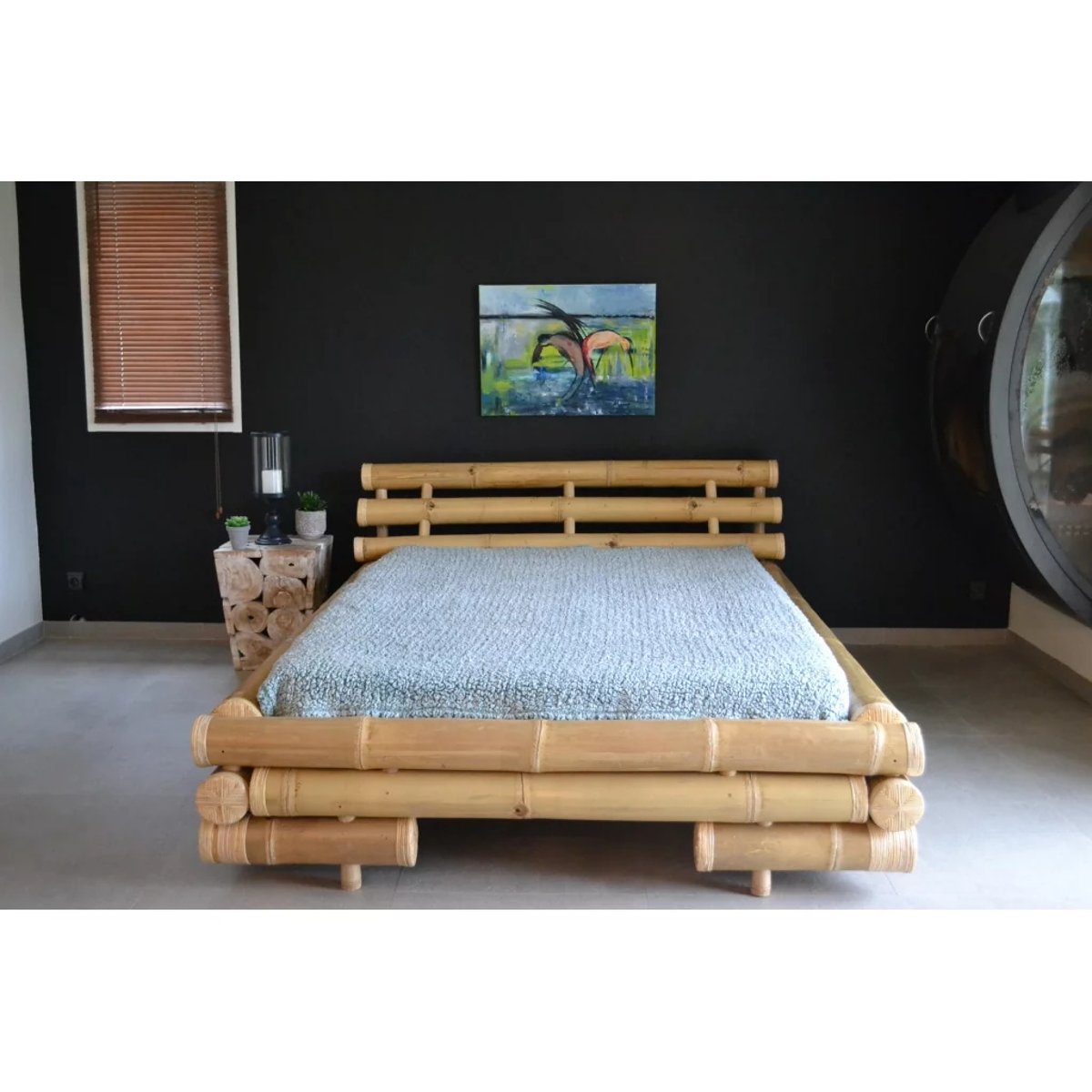 Lit en bambou OPAL naturel, HYDILE