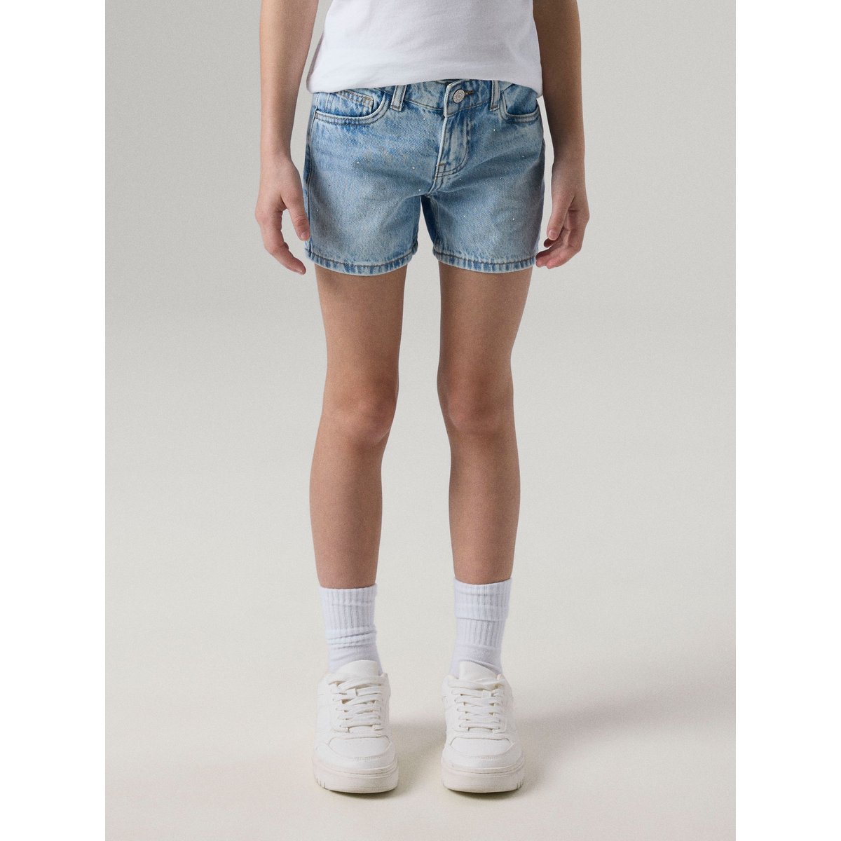 Shorts En Jean medium blue denim, NAME IT