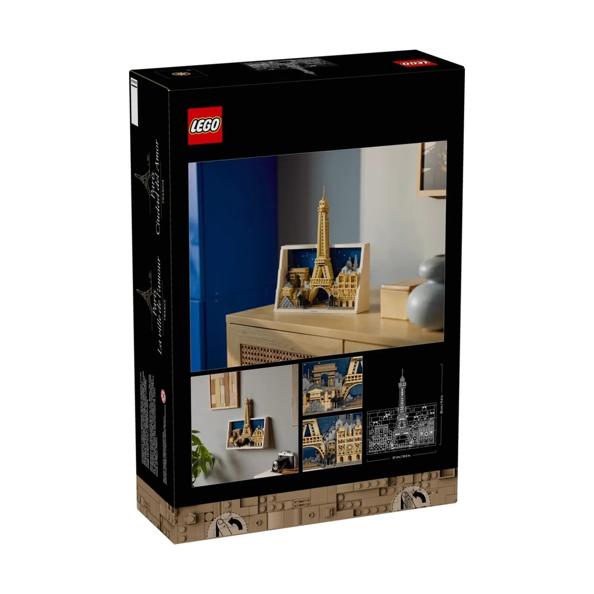 LEGO Architecture - Paris, ville de l'amour - 21064 multicolore, LEGO