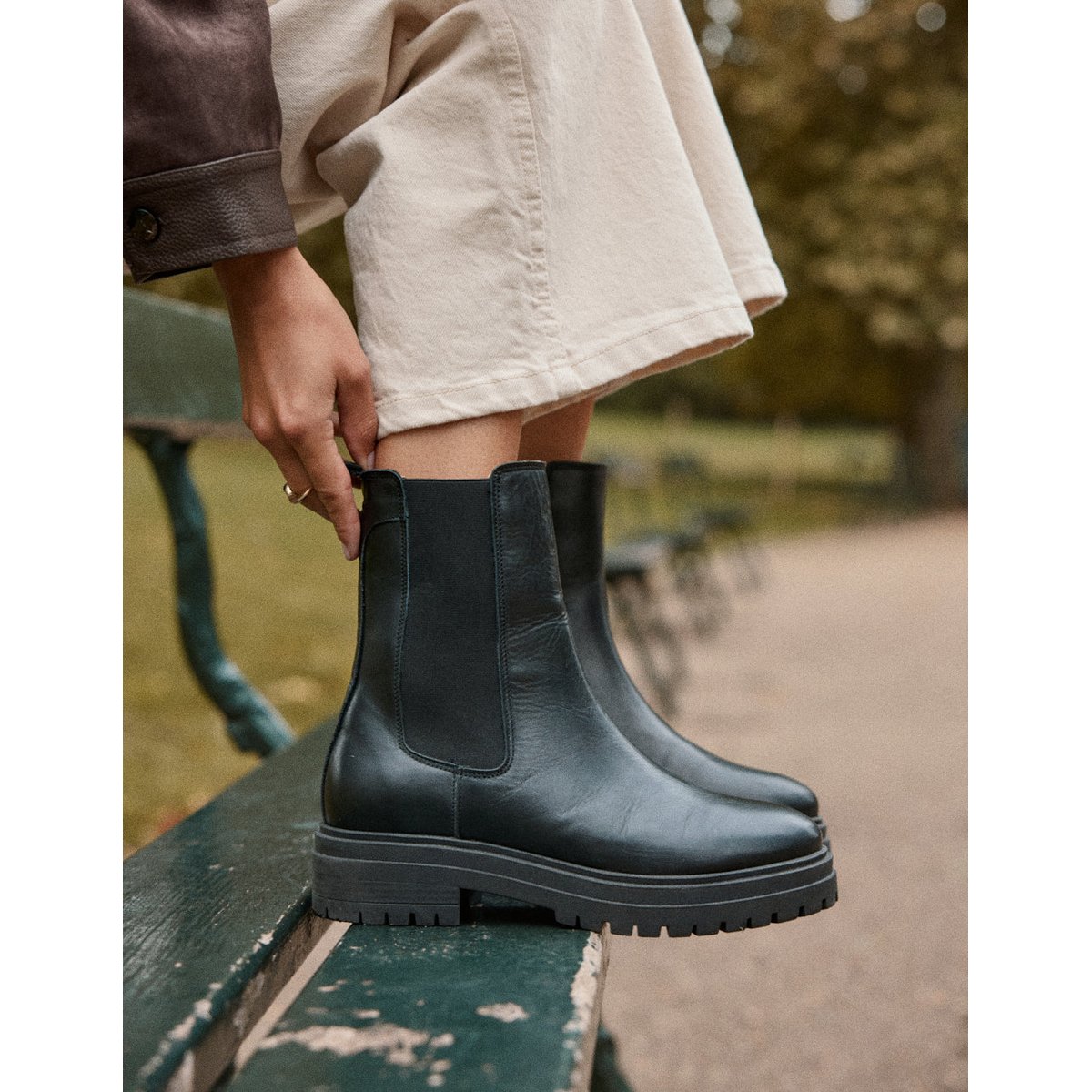Bottines AMÉLIE noir, ODAJE