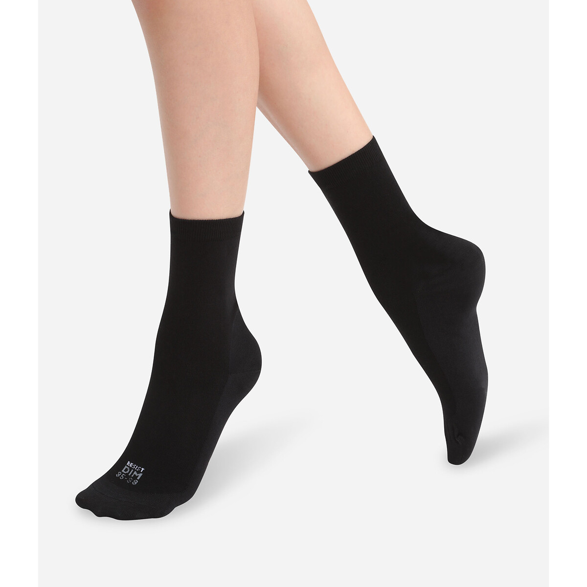 Pack of 2 Pairs of Thermo Ultra Resist Crew Socks black, DIM