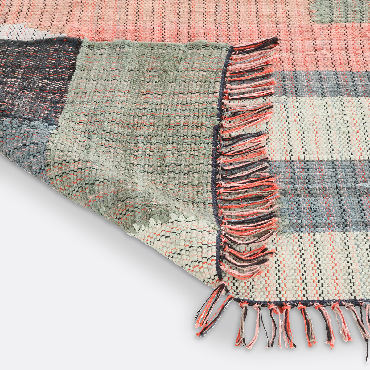 Tapis tissé plat en coton, Kanta multicolore, LA REDOUTE INTERIEURS