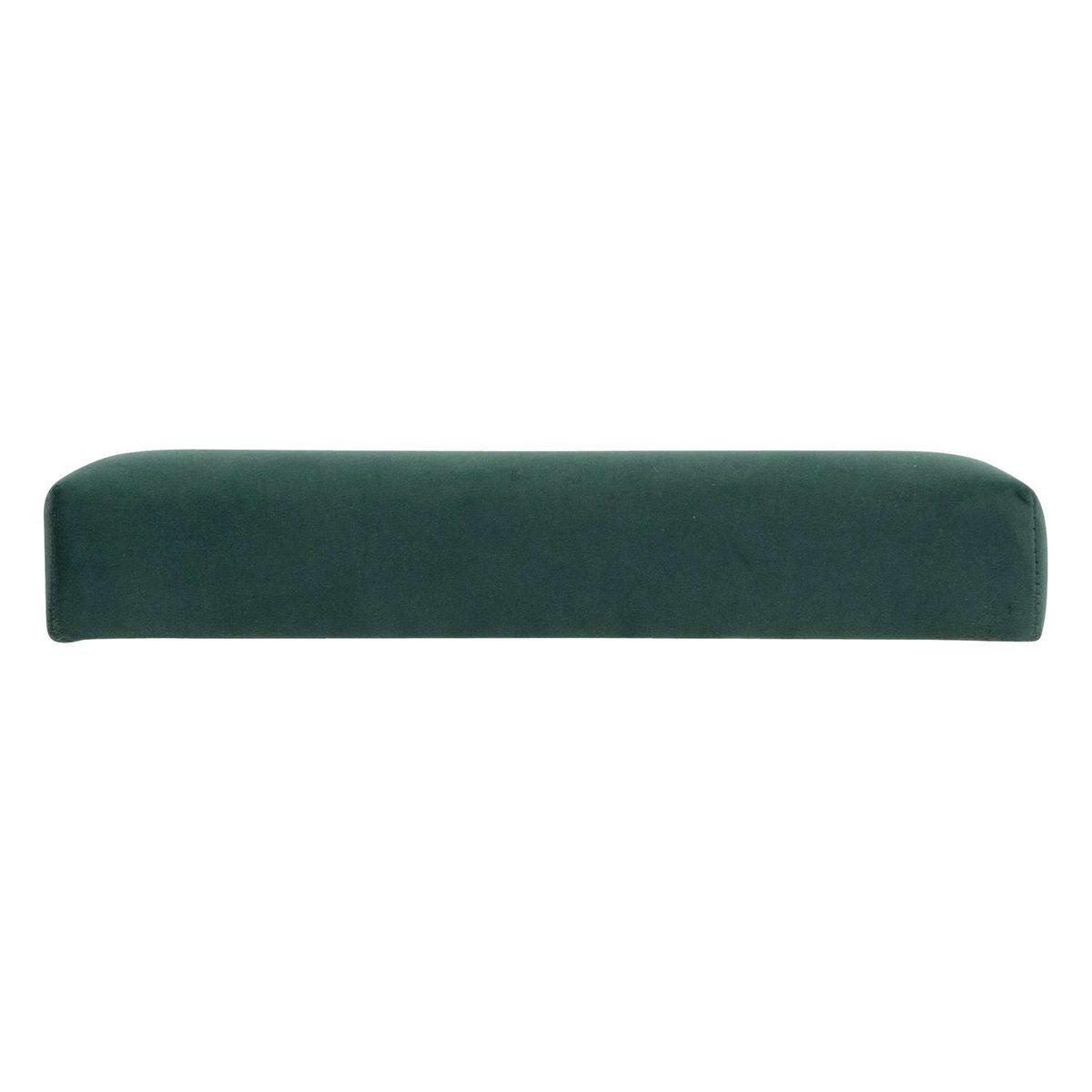 Pouf coffre pliant en velours TESS vert, ATMOSPHERA