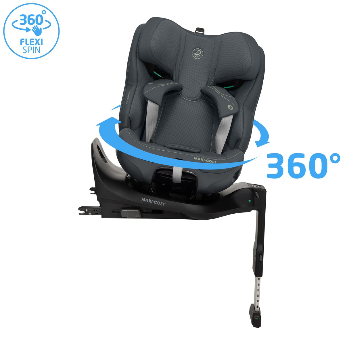 Maxi-Cosi Siège auto évolutif et rotatif Emerald 360 Plus authentic graphite, MAXI COSI