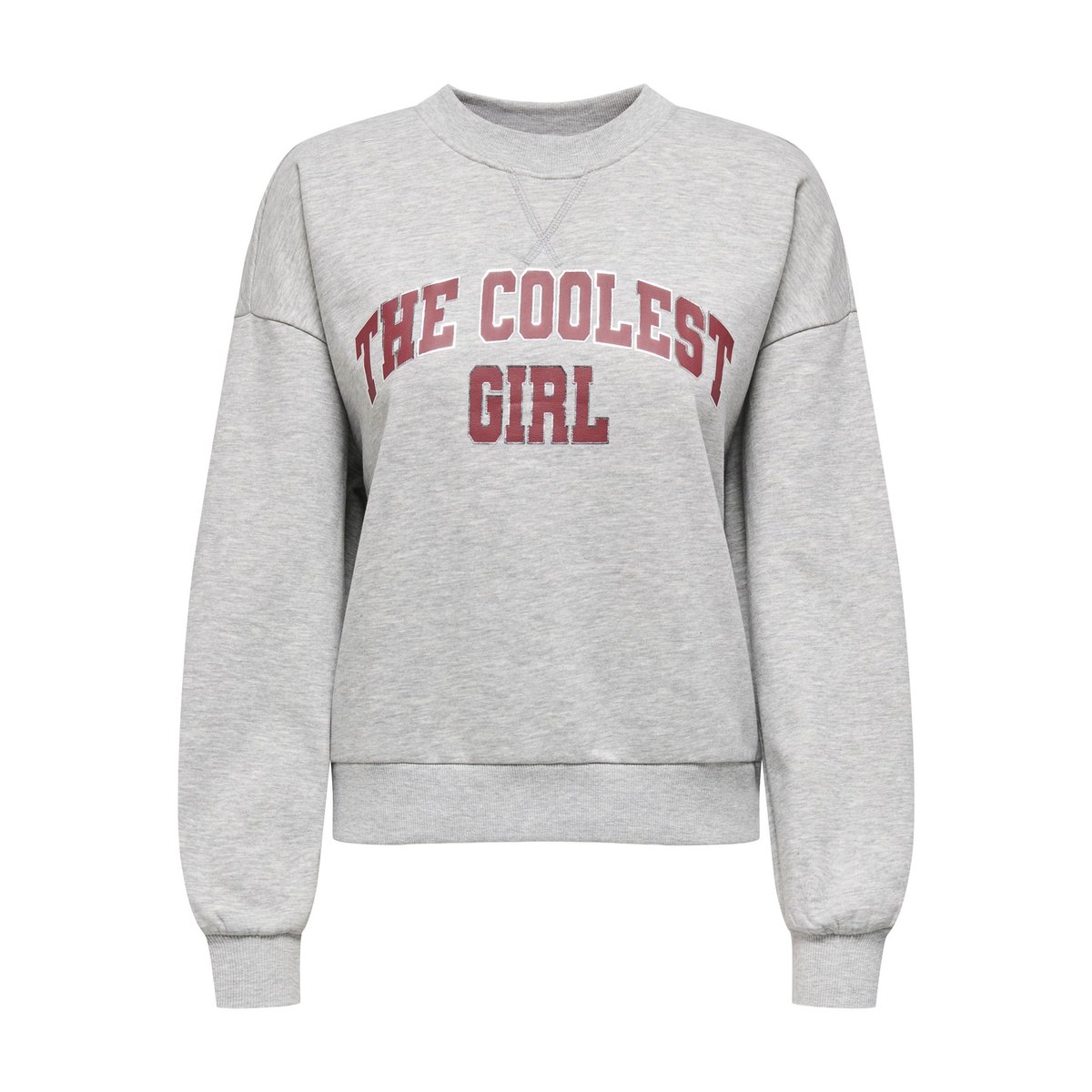 Sweat-Shirt light grey melange 1, ONLY