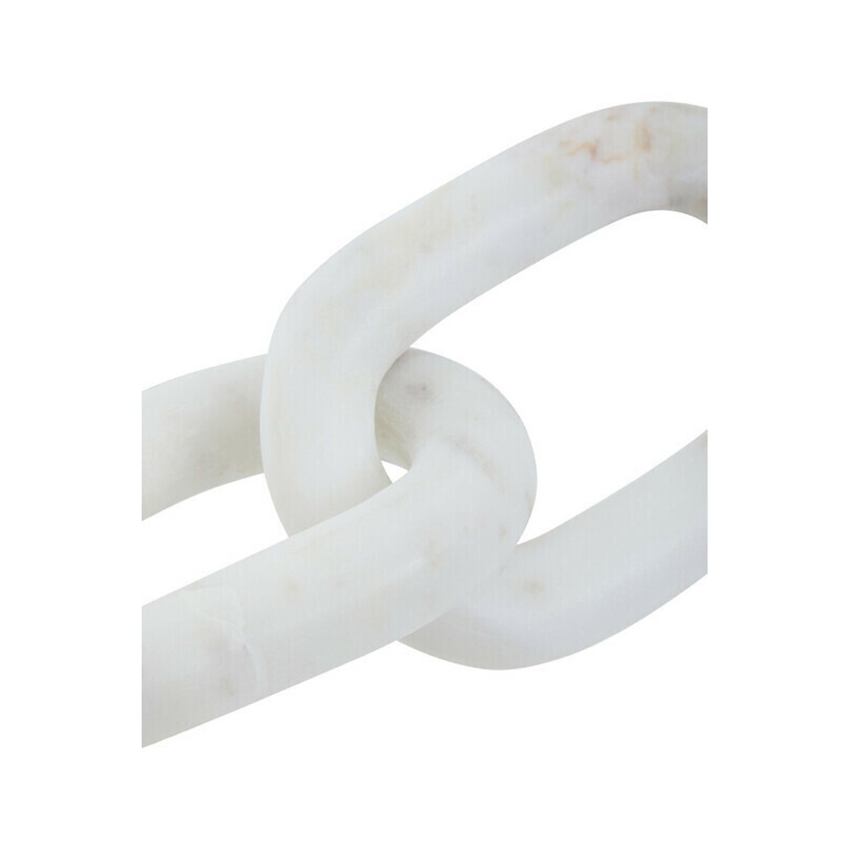 Decor Marble Three Link Chain in White white, FIFTY FIVE SOUTH