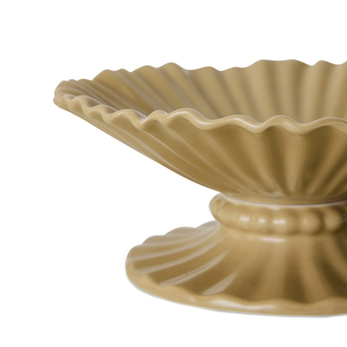 Corbeille à fruits céramique design New classics beige, HKLIVING