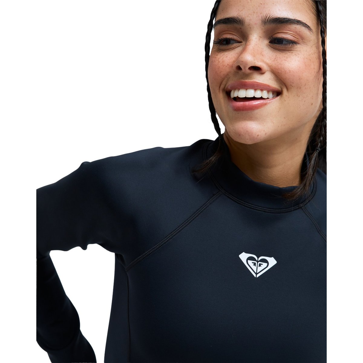 Maillot une pièce manches longues PRO SURF. noir anthracite popiscus, ROXY