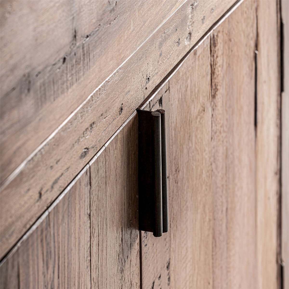 Buffet en bois d'orme massif style rustique marron bois naturel, RECOLLECTION