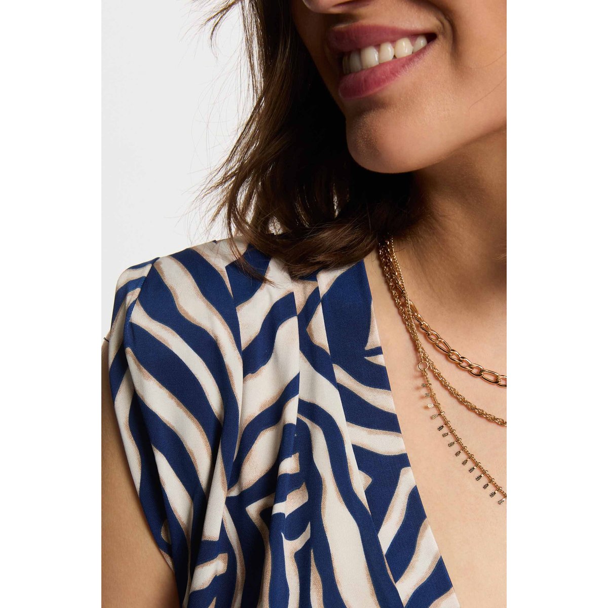 T-shirt manches courtes multicolore, MORGAN