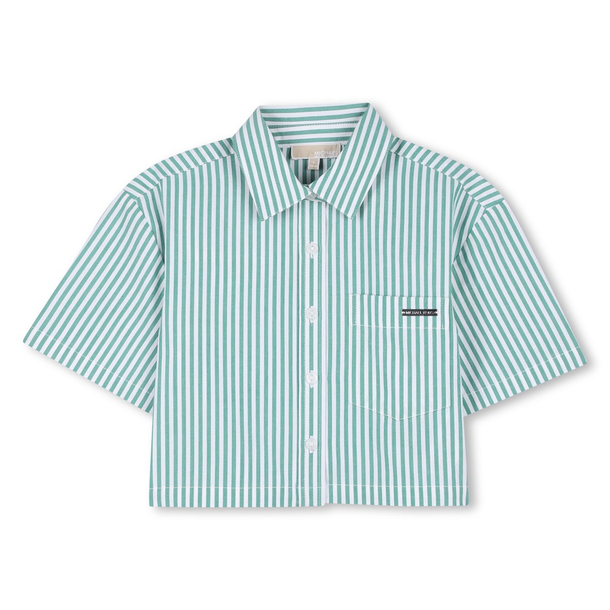 Chemise rayée manches courtes frosty spruce, MICHAEL KORS