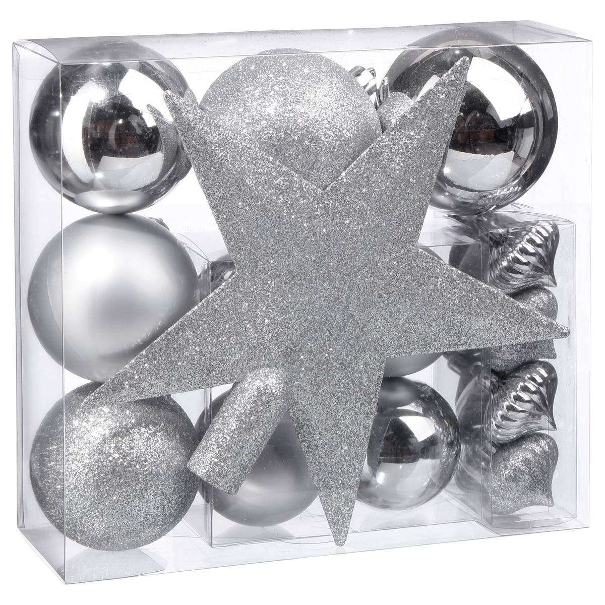 Kit de sapin COLORAMA DE NOEL argent, ATMOSPHERA
