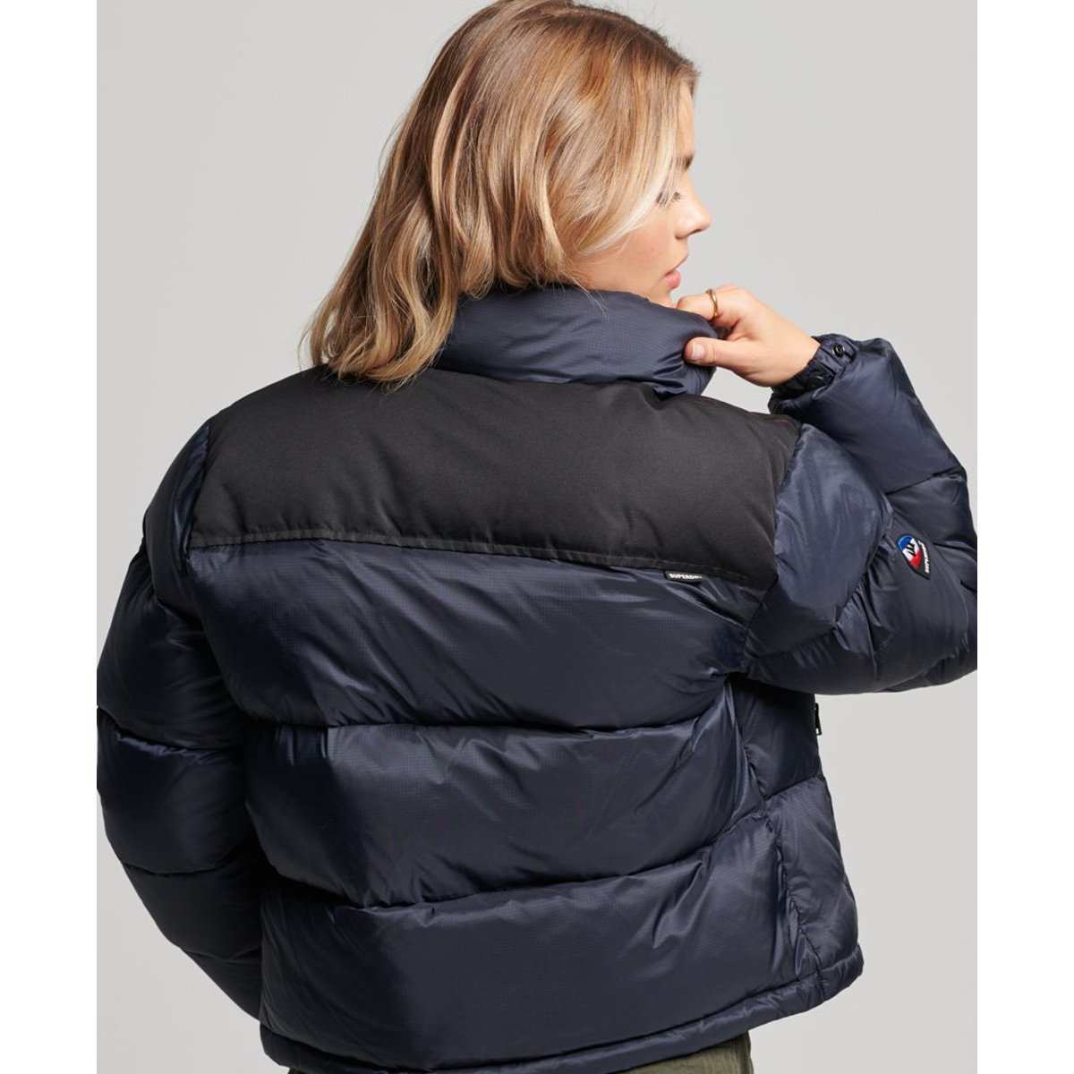 Doudoune Sportstyle Code bleu marine éclipse, SUPERDRY