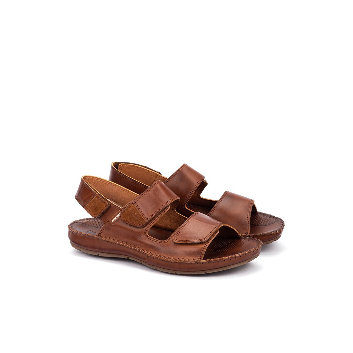 Sandales plates cuir Tarifa cuero, PIKOLINOS