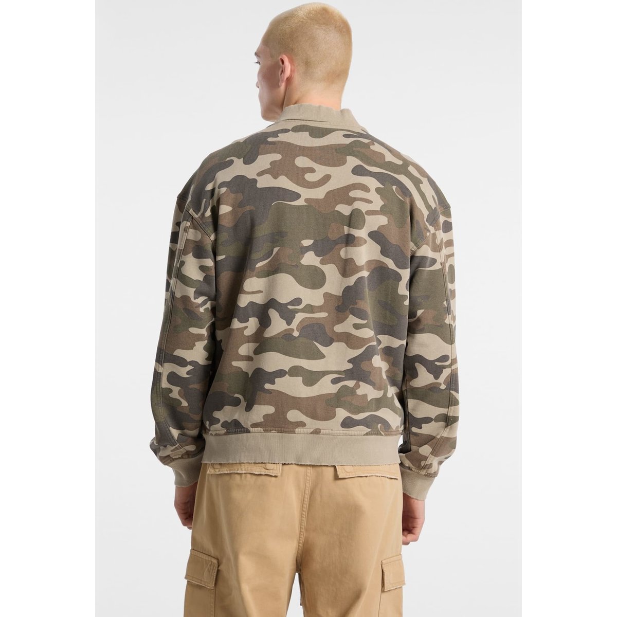 Sweat-Shirt Bomber Camouflage camouflage, GUESS