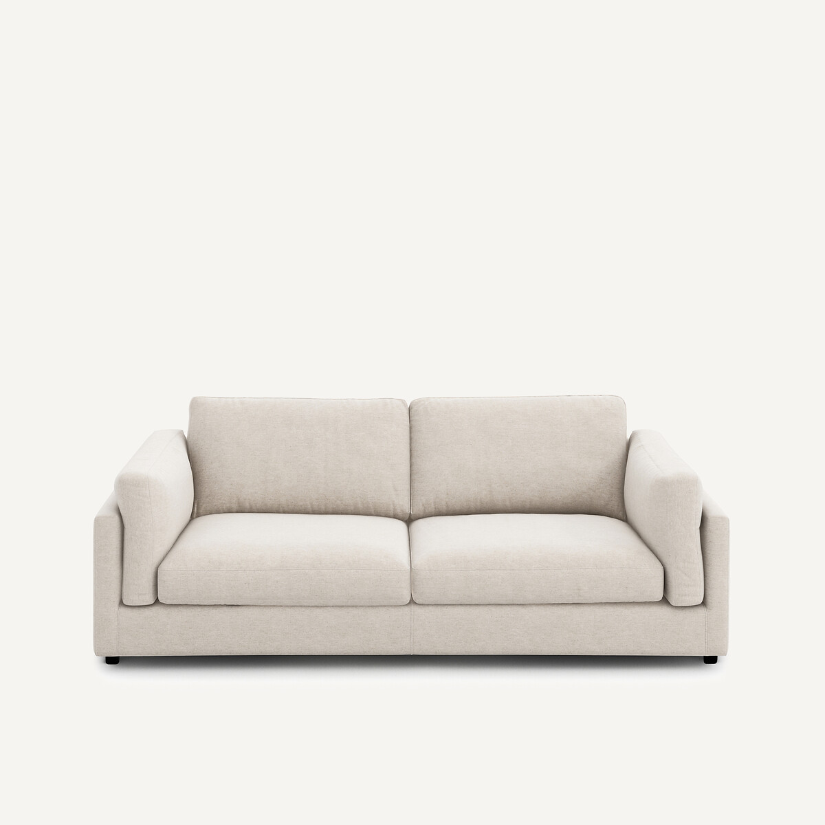 Schlafsofa, aus meliertem Leinen, CÉSAR elfenbein, AM.PM