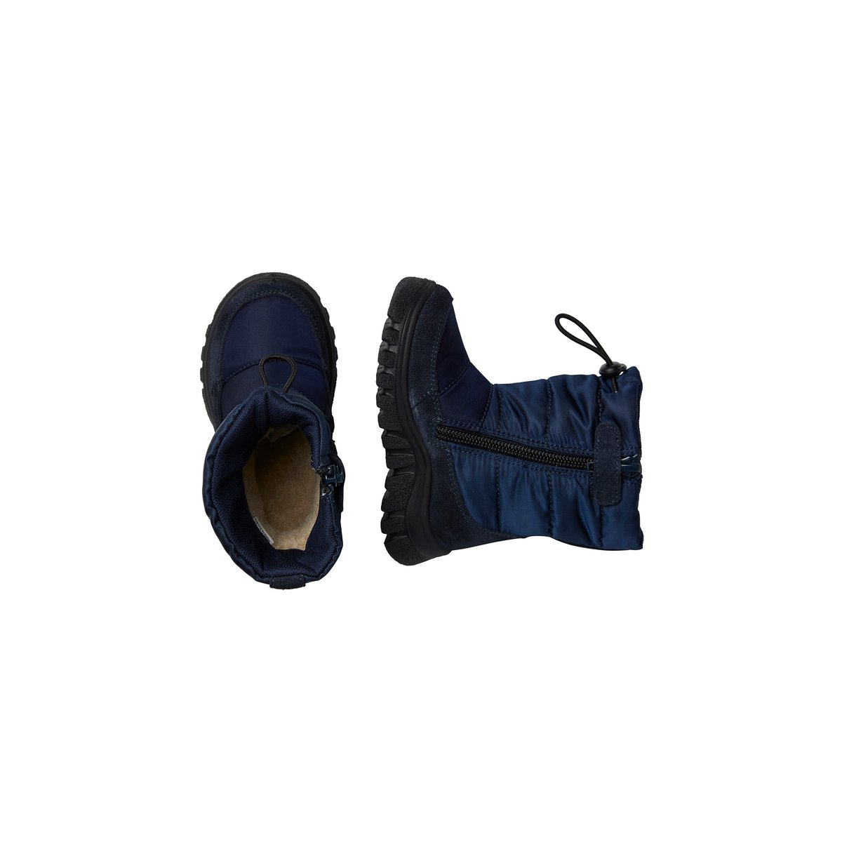 Bottes en suède et tissu POZNURR 3 WP marine, FALCOTTO