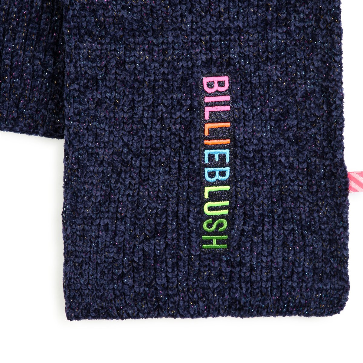 Écharpe en tricot indigo blue, BILLIEBLUSH