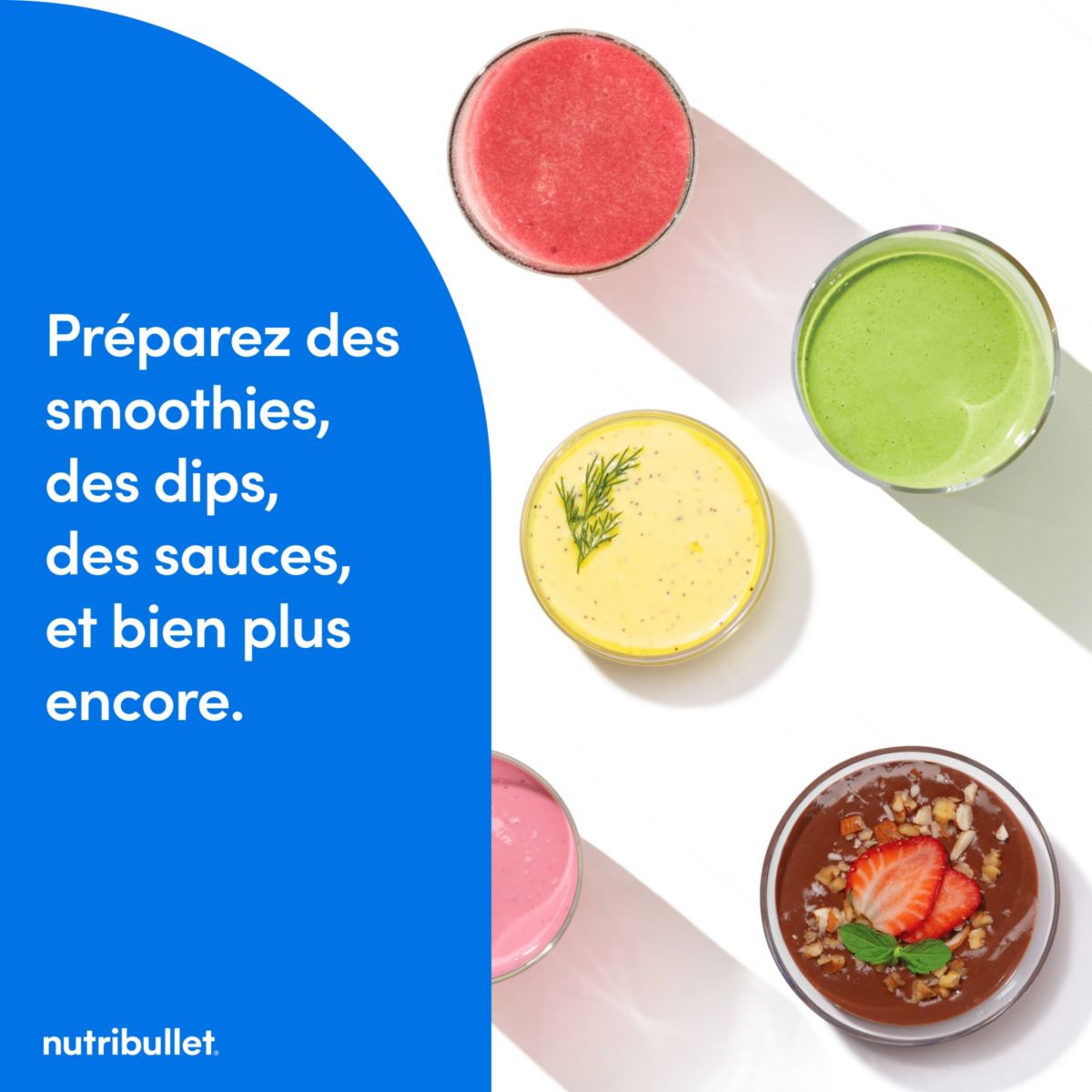 Blender TURBO NBT1006MW couleur unique, NUTRIBULLET