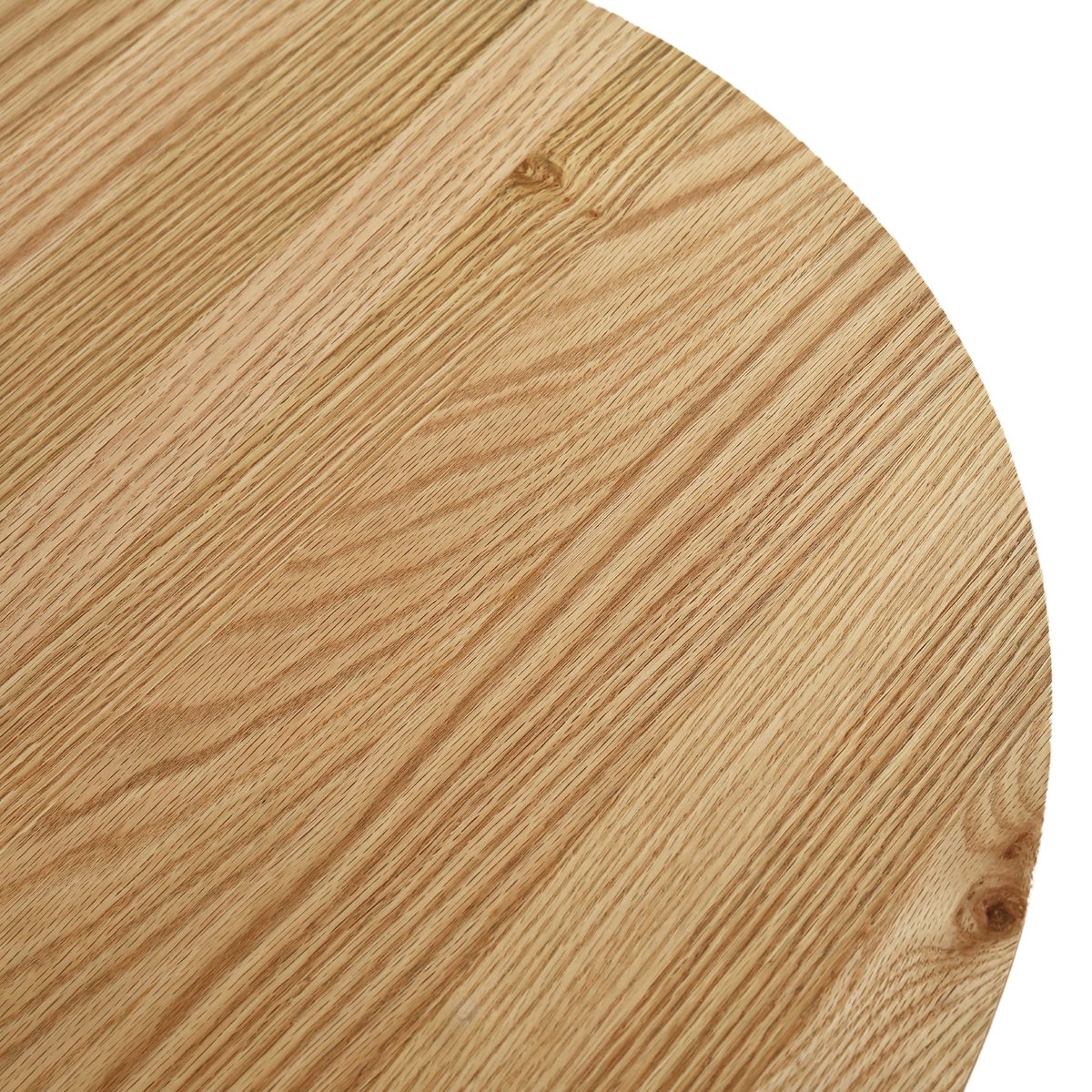 Table basse D80 cm placage chêne naturel clair, ZAGO