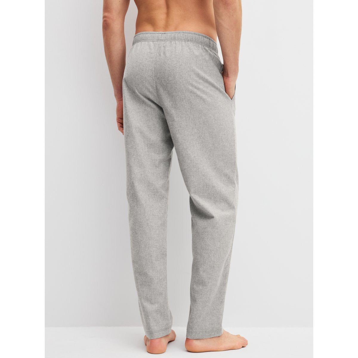 Pantalon en flanelle avec poches latérales Lyocell RMX FLANNEL MOOD ash, CALIDA