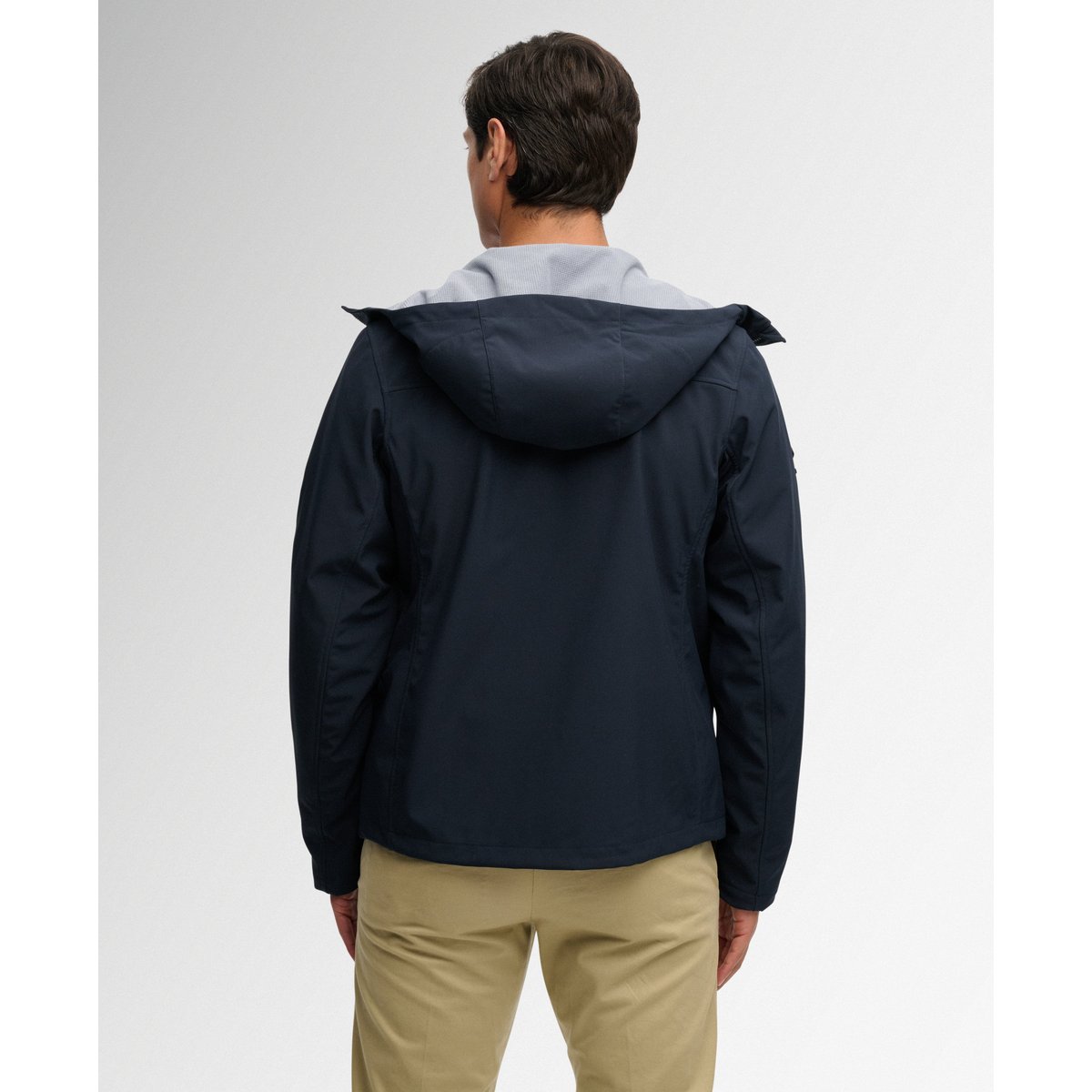 Veste Trekker Softshell à Capuche bleu marine éclipse, SUPERDRY