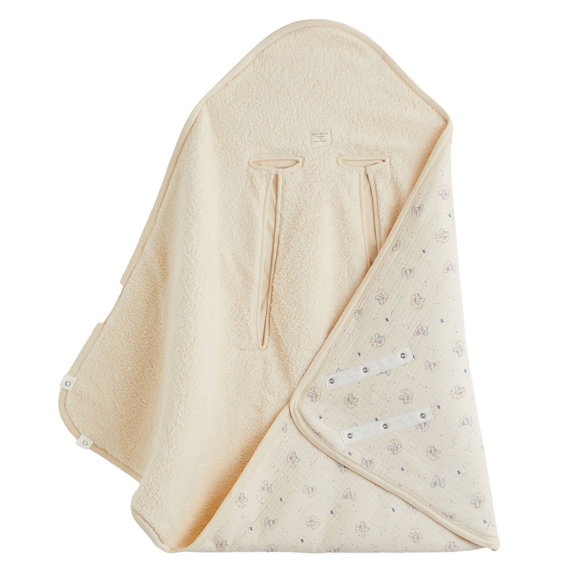 Couverture de voyage bébé Voix Lactée ecru, PETIT BEGUIN