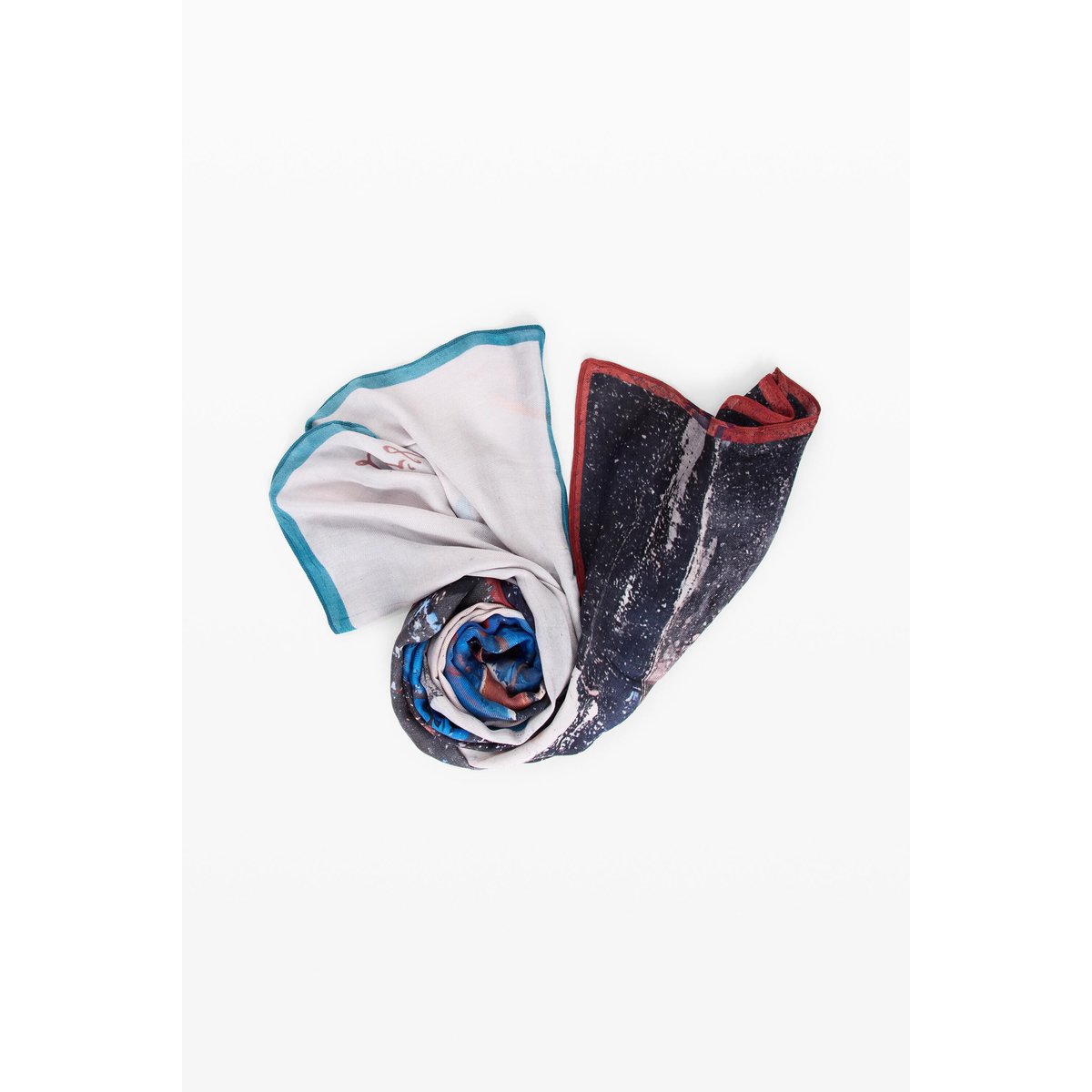 Foulard rectangulaire imprimé multicolore, DESIGUAL
