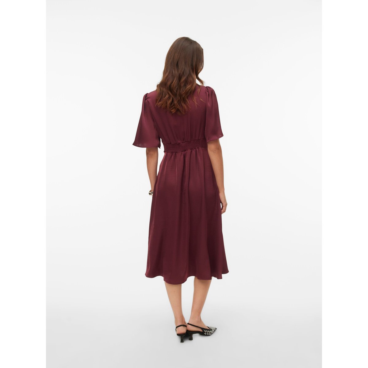 Robe burgundy, VERO MODA