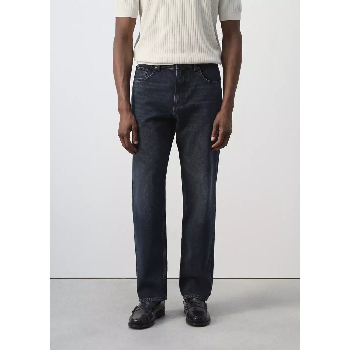 Jean Bob regular-fit bleu foncé intense, MANGO MAN