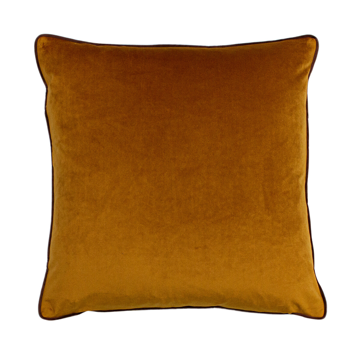 Gemini Velvet Filled Cushion 50x50cm pumpkin, FURN.